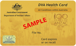 Veteran Affairs Gold Card